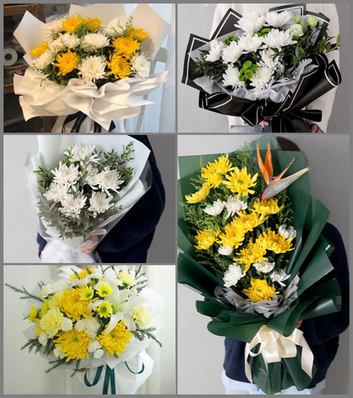 河北保定清苑区石桥乡白事花束代送